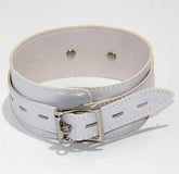 BDStyle Collar Adjustable White Light PVC Collars and Leads